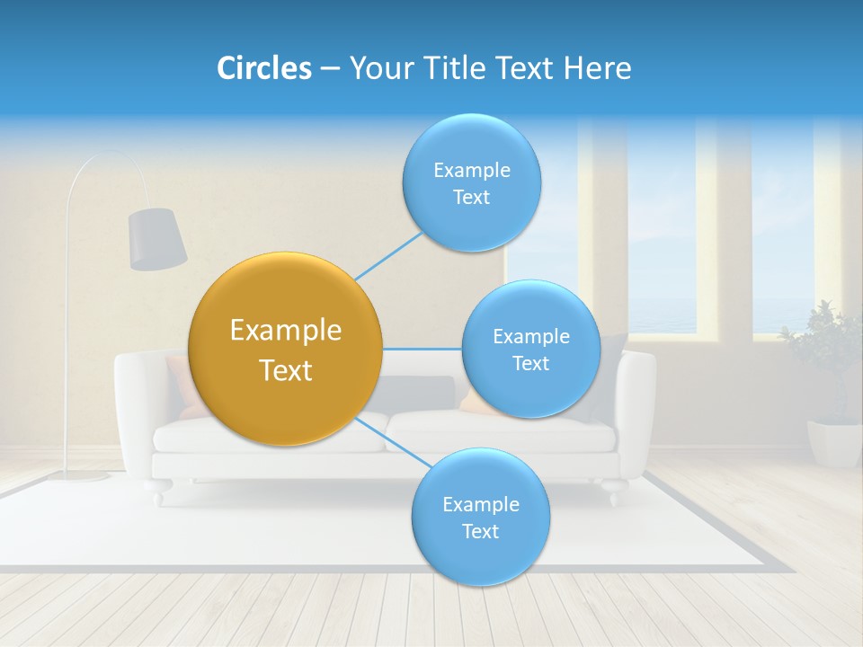 Yellow Furniture Stucco PowerPoint Template