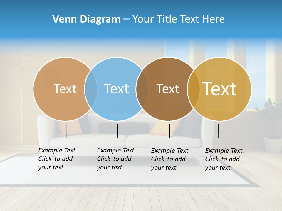 Yellow Furniture Stucco PowerPoint Template