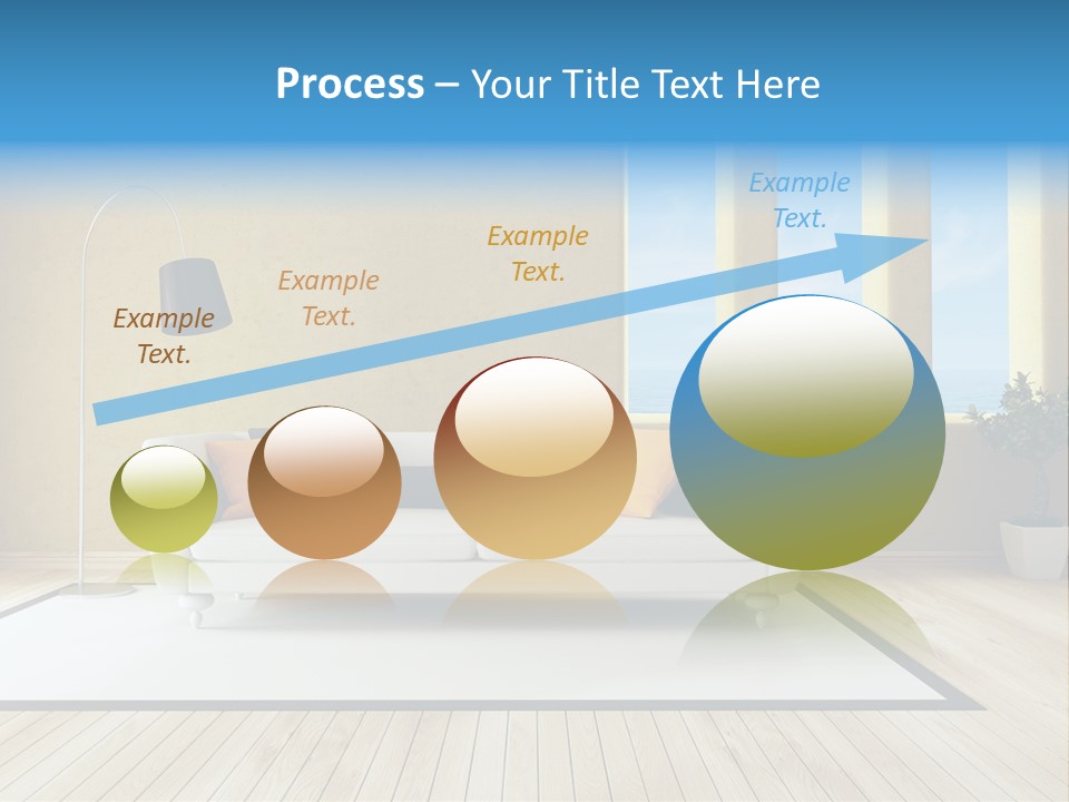 Yellow Furniture Stucco PowerPoint Template