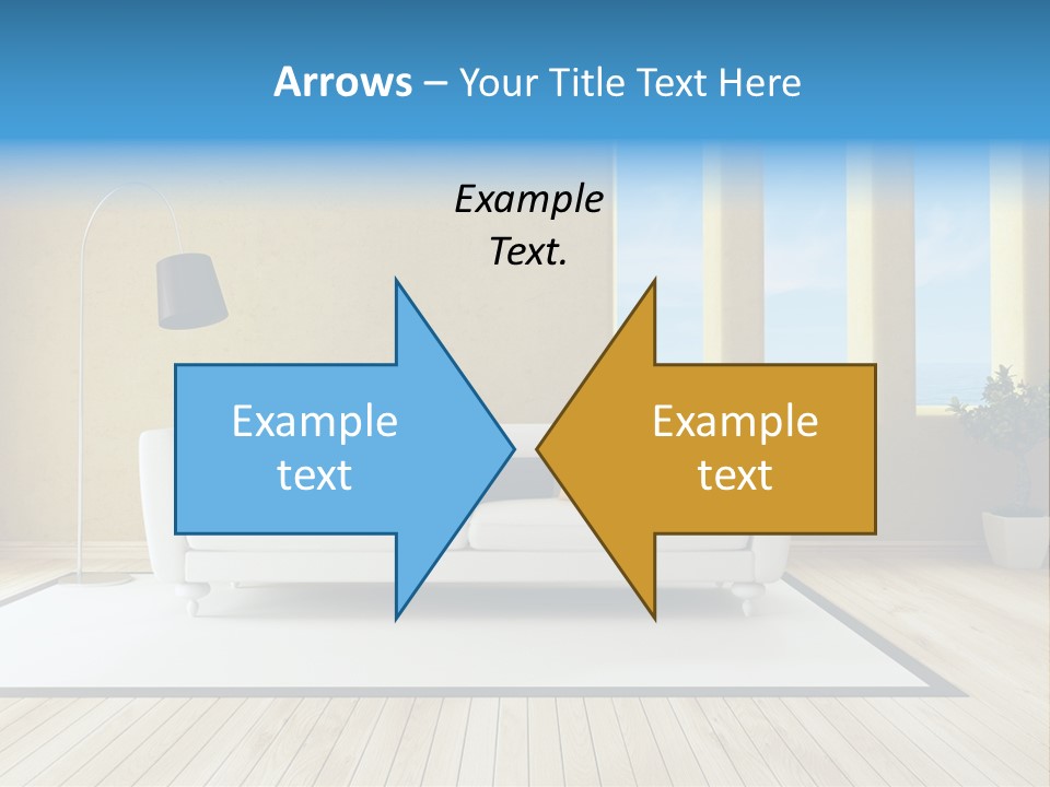 Yellow Furniture Stucco PowerPoint Template