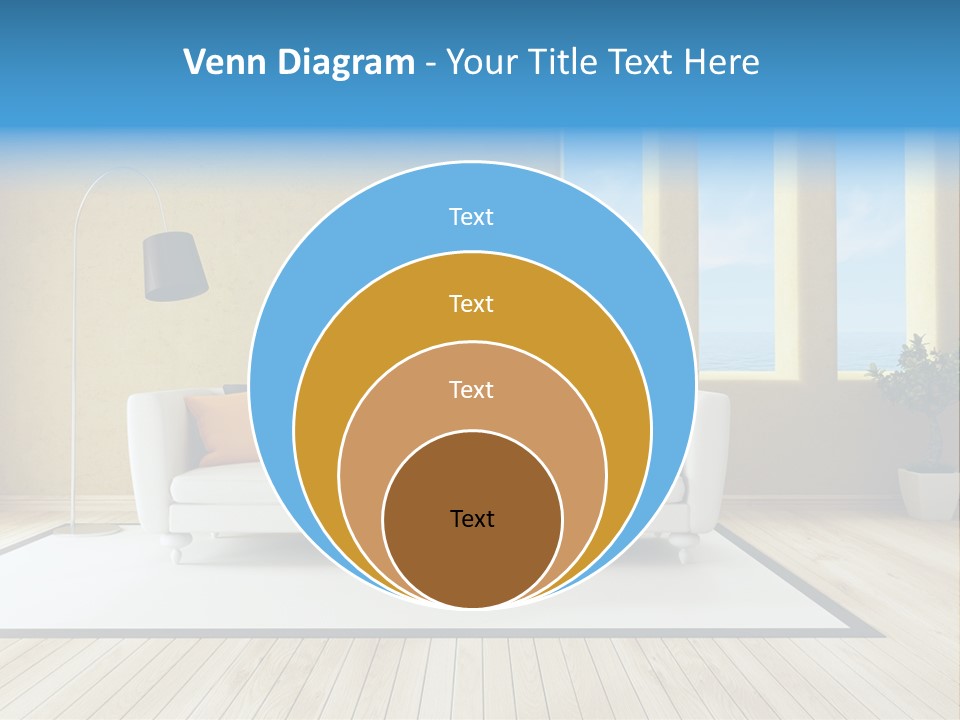 Yellow Furniture Stucco PowerPoint Template