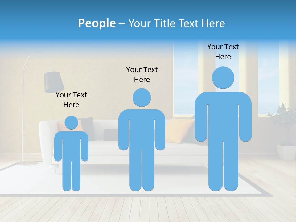 Yellow Furniture Stucco PowerPoint Template