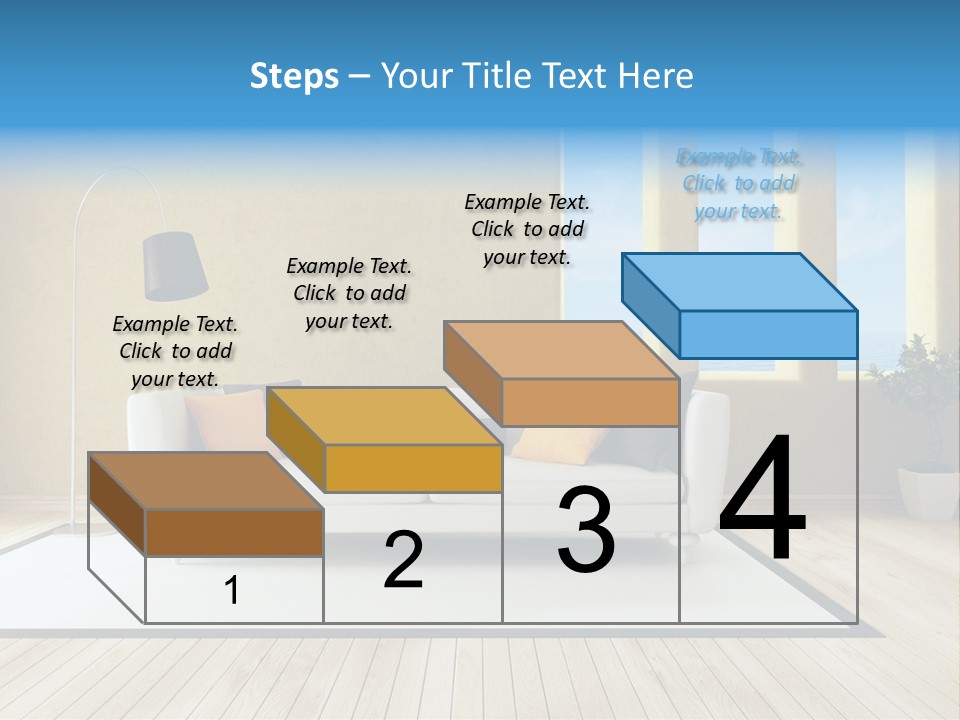 Yellow Furniture Stucco PowerPoint Template