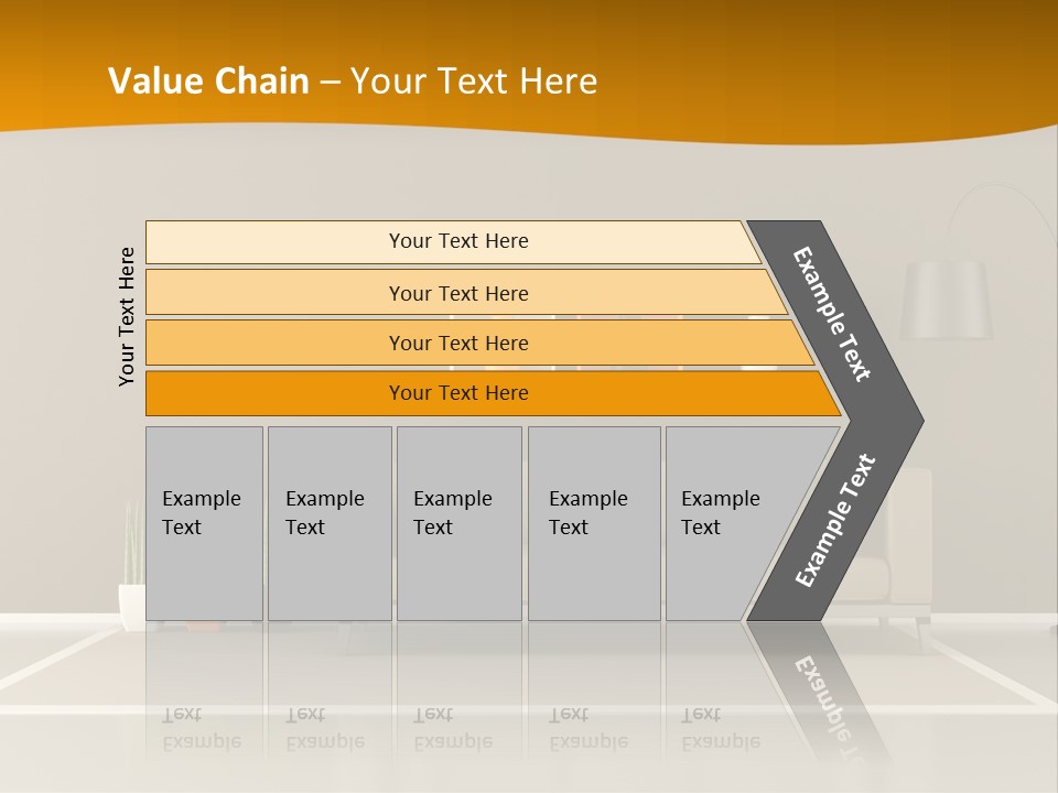 Living Room White PowerPoint Template