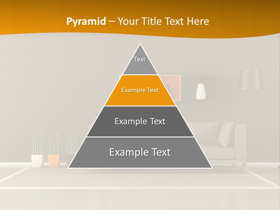 Living Room White PowerPoint Template