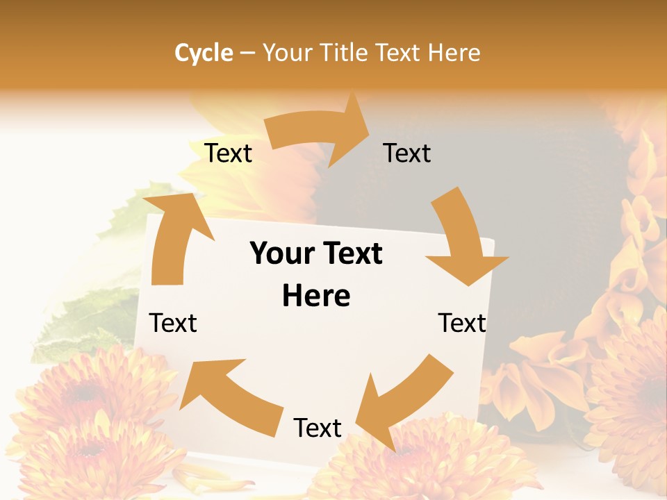 Flower Valentine Bud PowerPoint Template