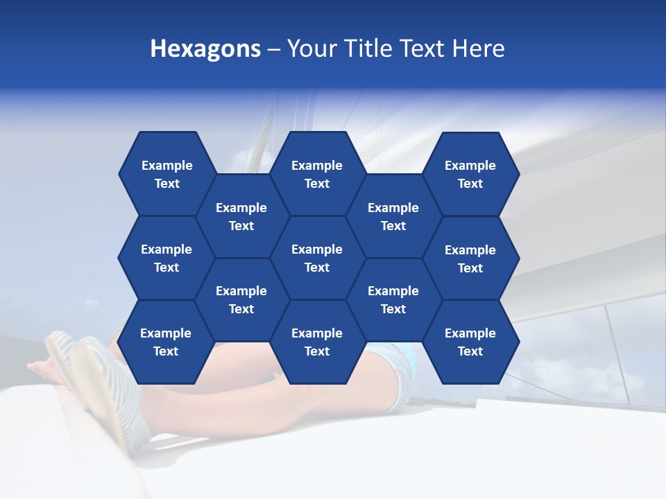 Vessel Sailing Boat Sitting PowerPoint Template