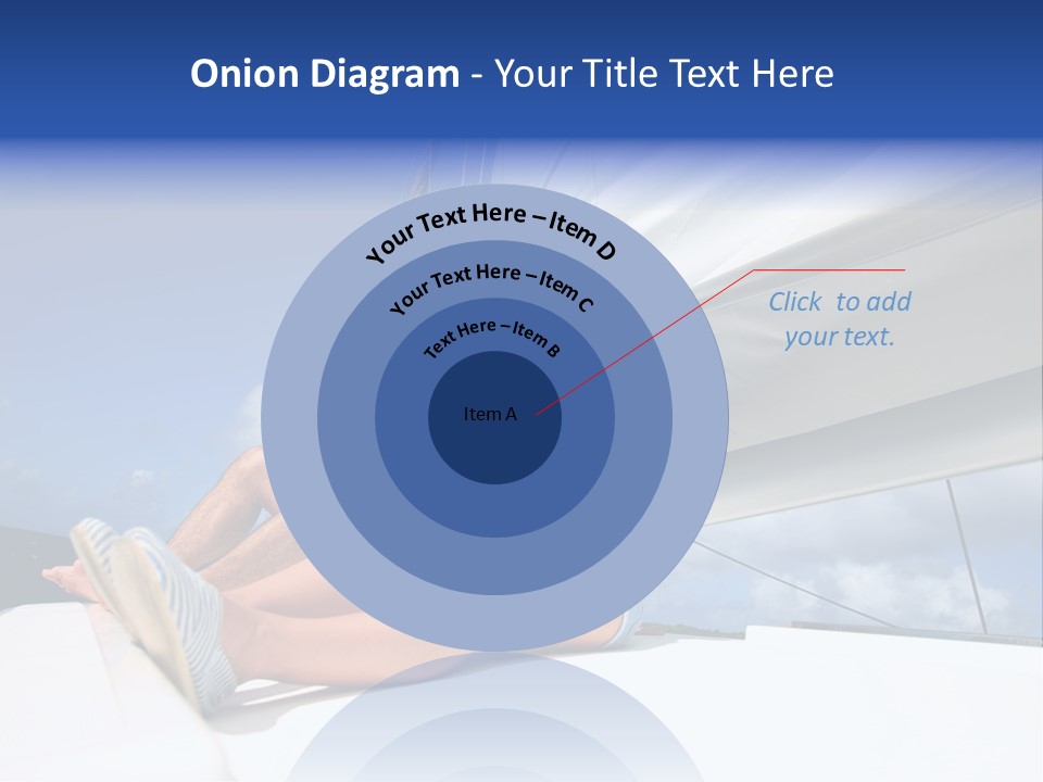 Vessel Sailing Boat Sitting PowerPoint Template