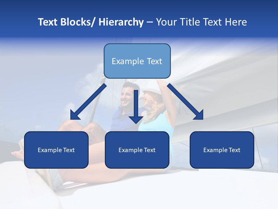 Vessel Sailing Boat Sitting PowerPoint Template