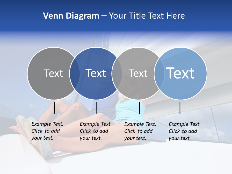 Vessel Sailing Boat Sitting PowerPoint Template