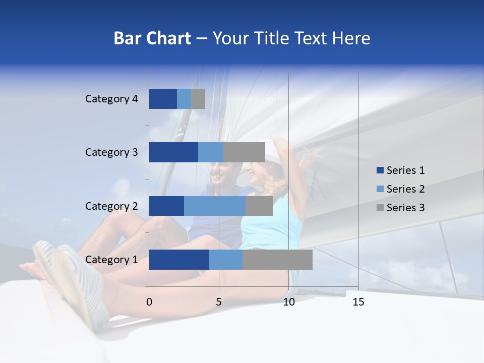 Vessel Sailing Boat Sitting PowerPoint Template