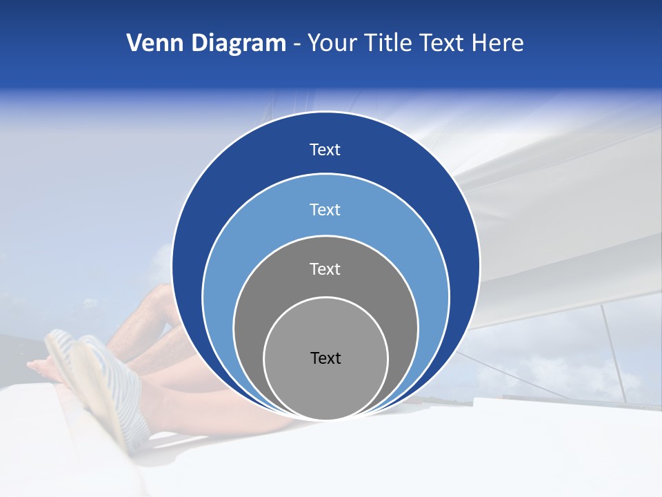 Vessel Sailing Boat Sitting PowerPoint Template
