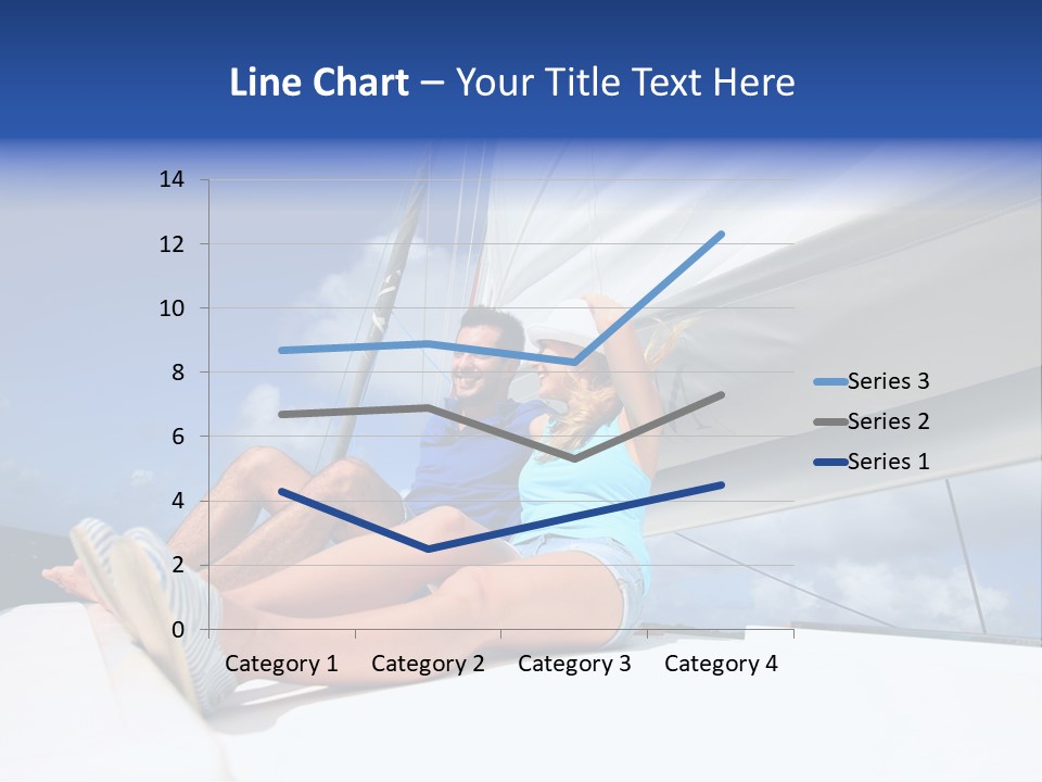 Vessel Sailing Boat Sitting PowerPoint Template