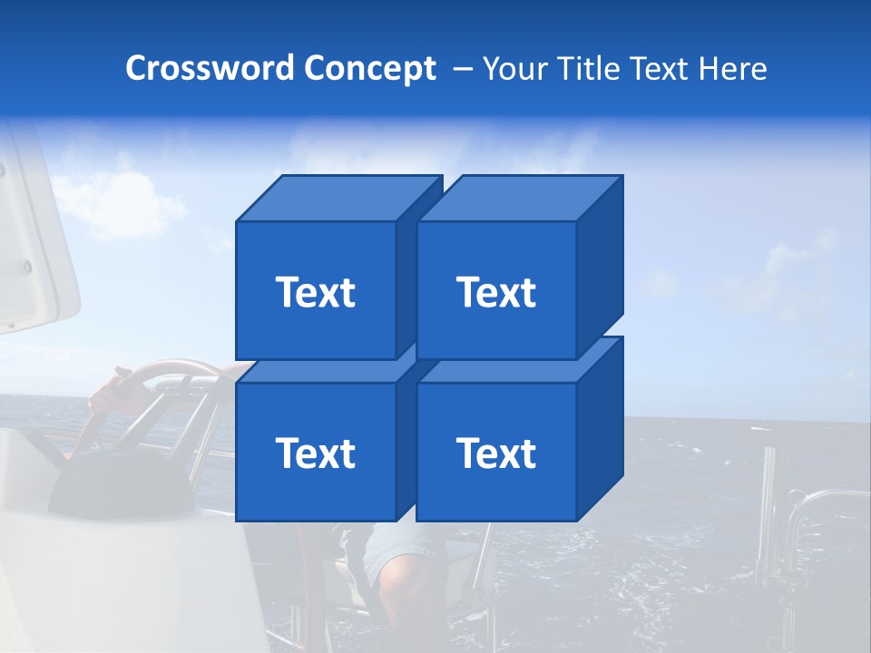 Ship Boat Young PowerPoint Template