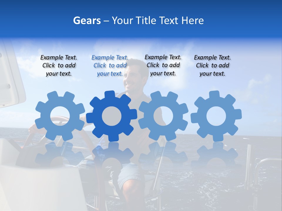 Ship Boat Young PowerPoint Template