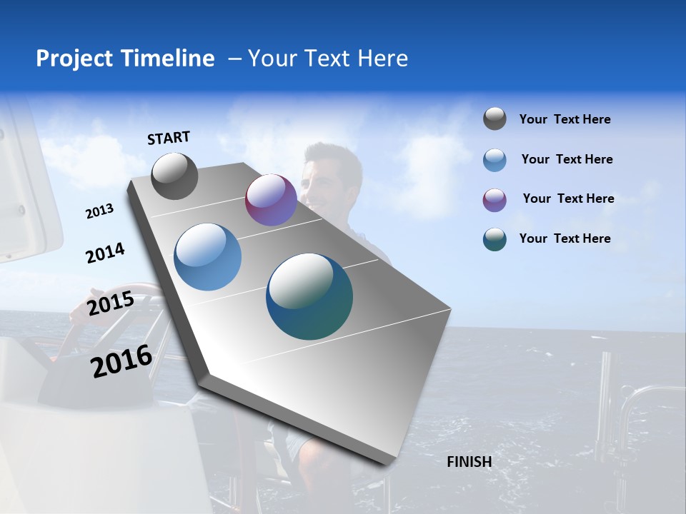 Ship Boat Young PowerPoint Template