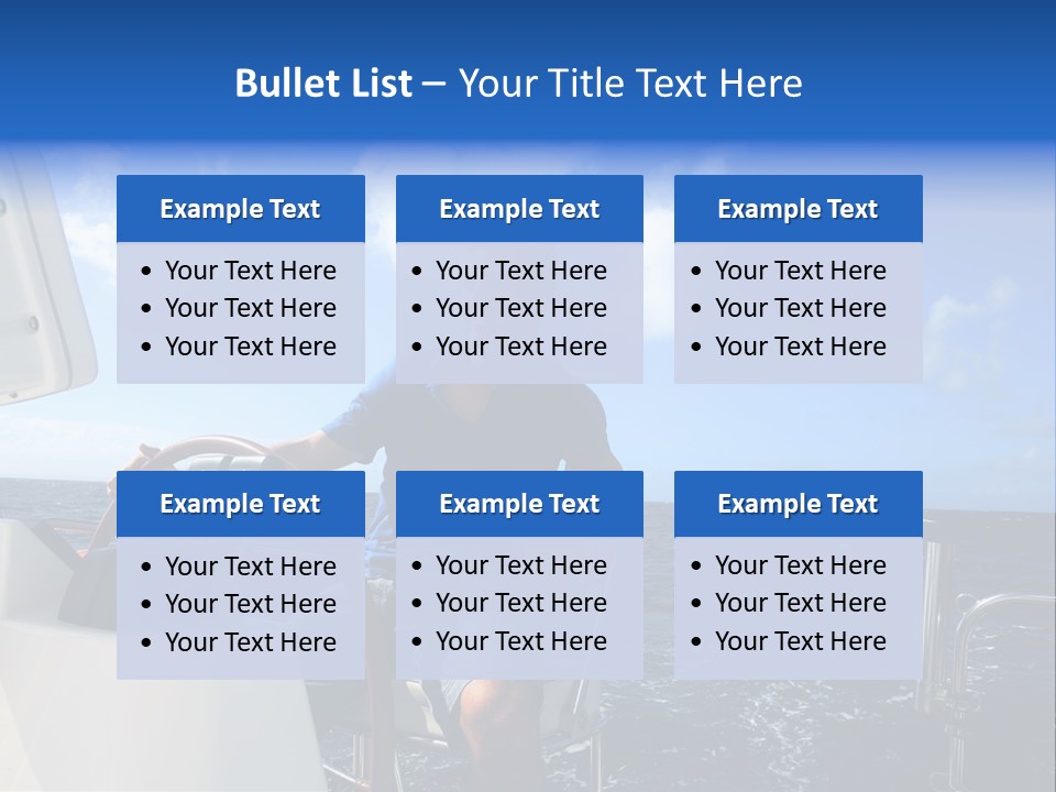 Ship Boat Young PowerPoint Template