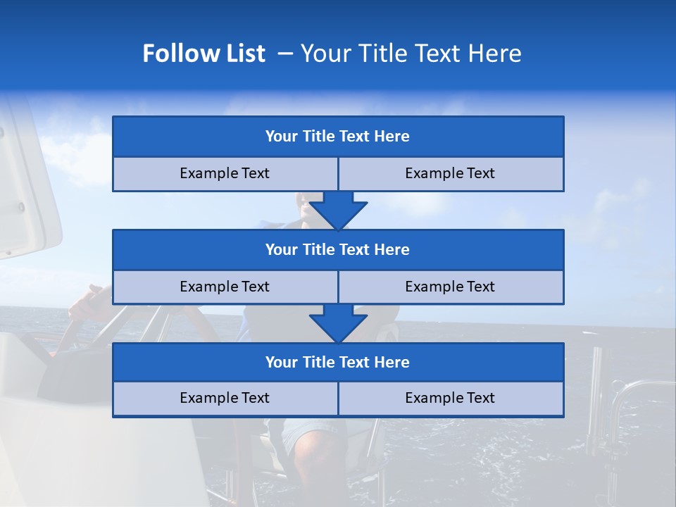 Ship Boat Young PowerPoint Template