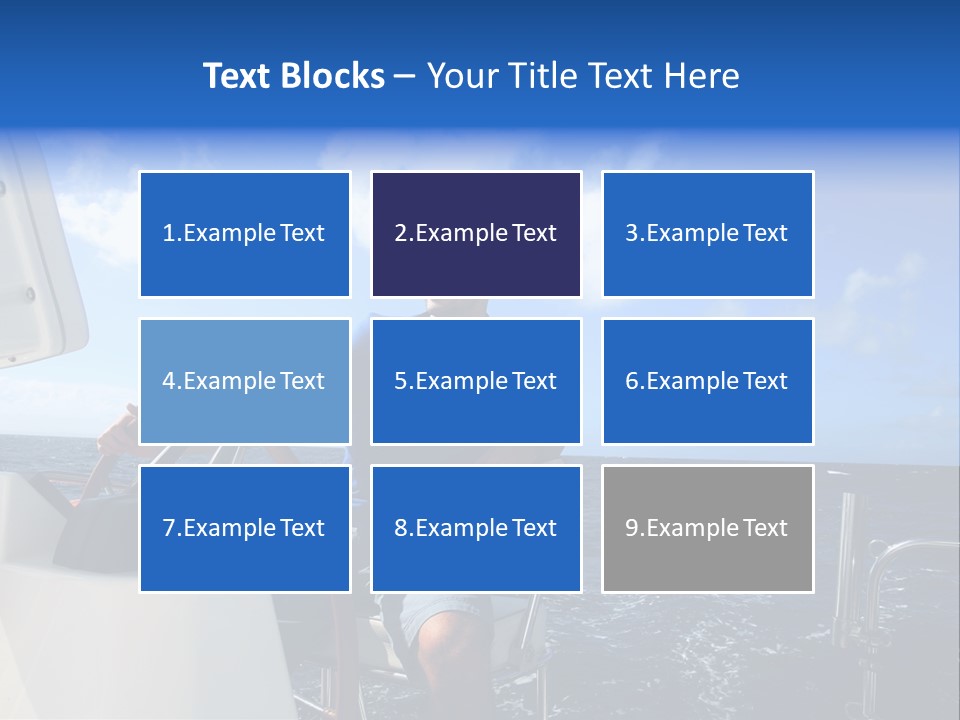 Ship Boat Young PowerPoint Template