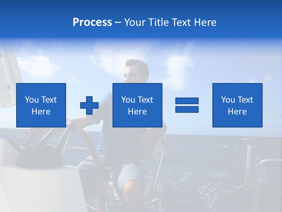 Ship Boat Young PowerPoint Template