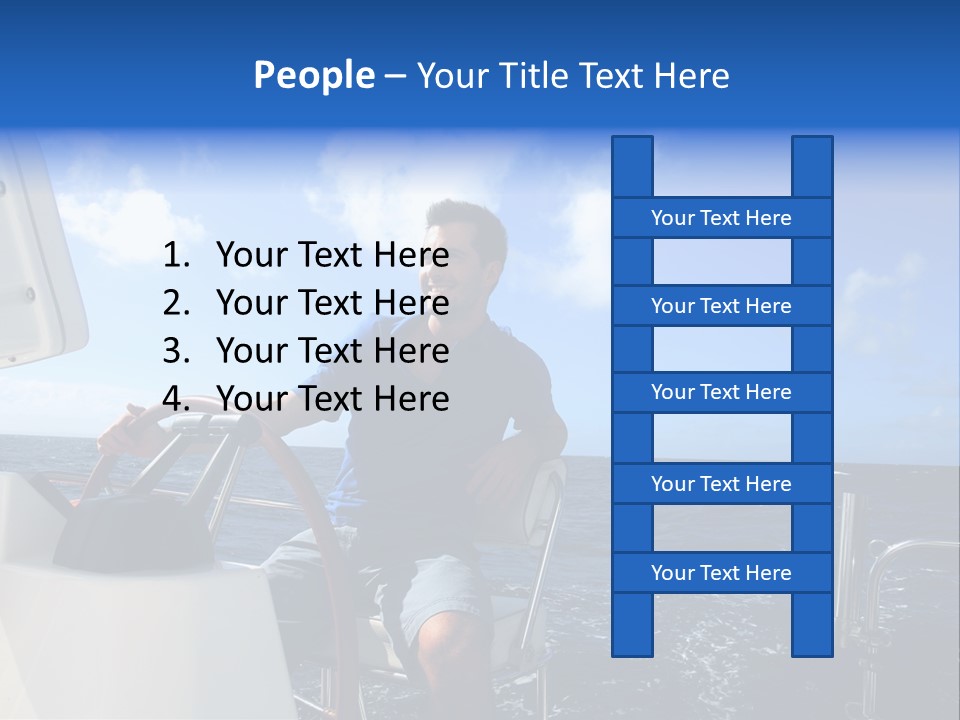 Ship Boat Young PowerPoint Template