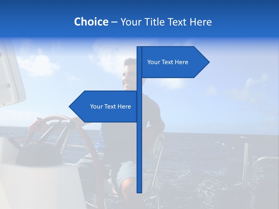 Ship Boat Young PowerPoint Template