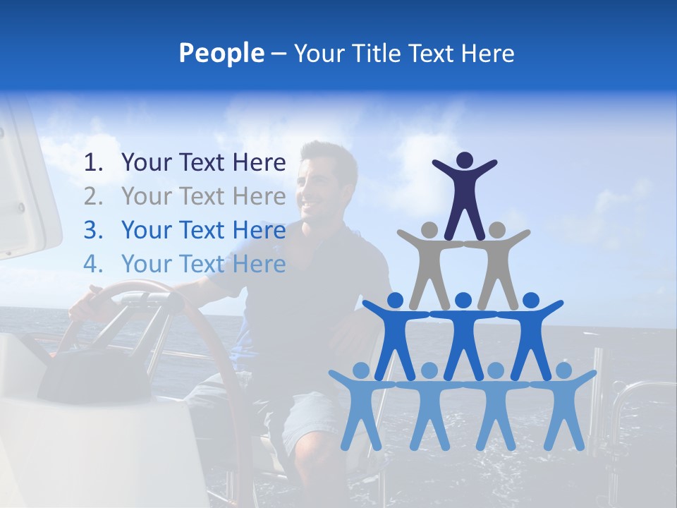 Ship Boat Young PowerPoint Template