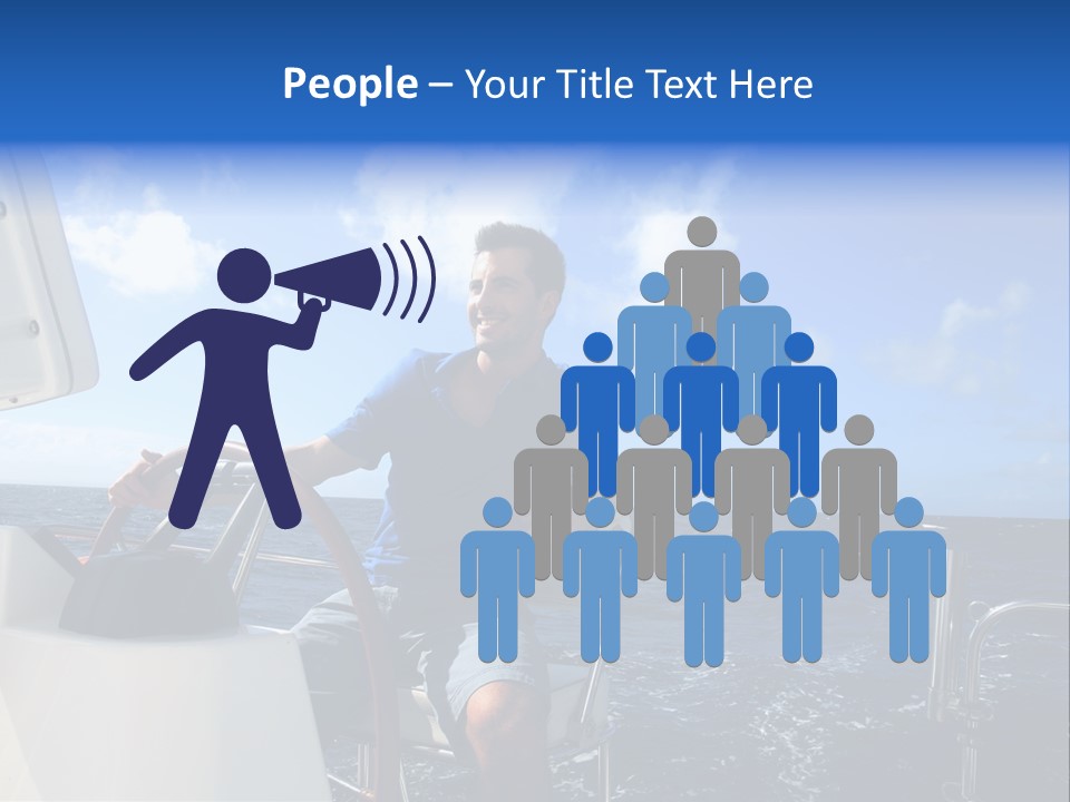 Ship Boat Young PowerPoint Template