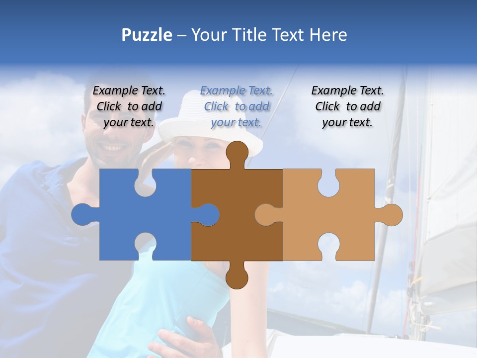 Catamaran Vessel Young PowerPoint Template