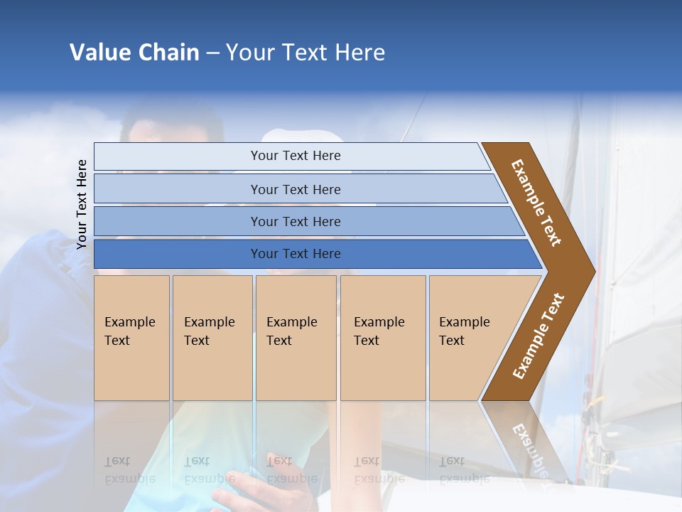 Catamaran Vessel Young PowerPoint Template