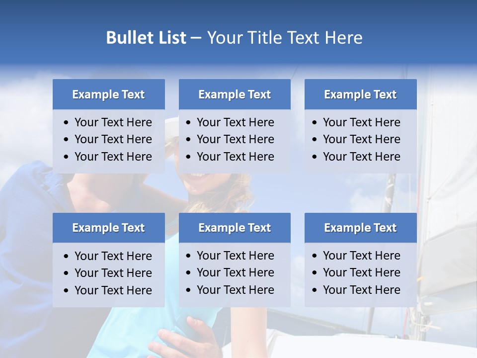 Catamaran Vessel Young PowerPoint Template