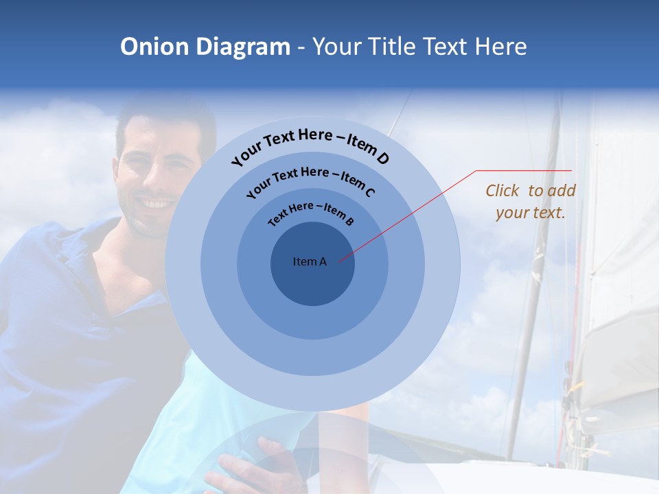 Catamaran Vessel Young PowerPoint Template