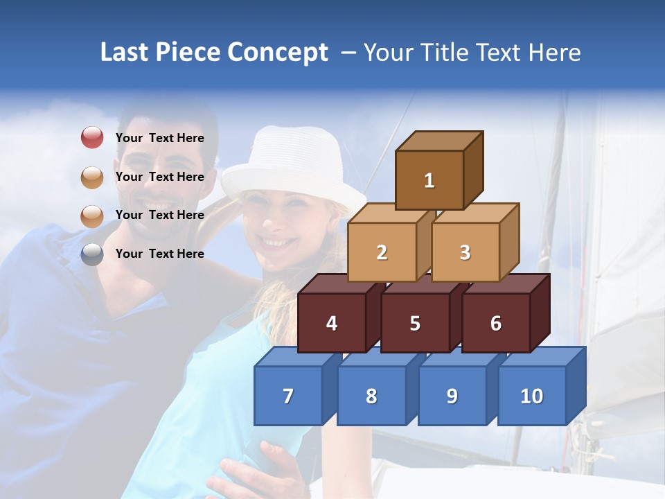 Catamaran Vessel Young PowerPoint Template