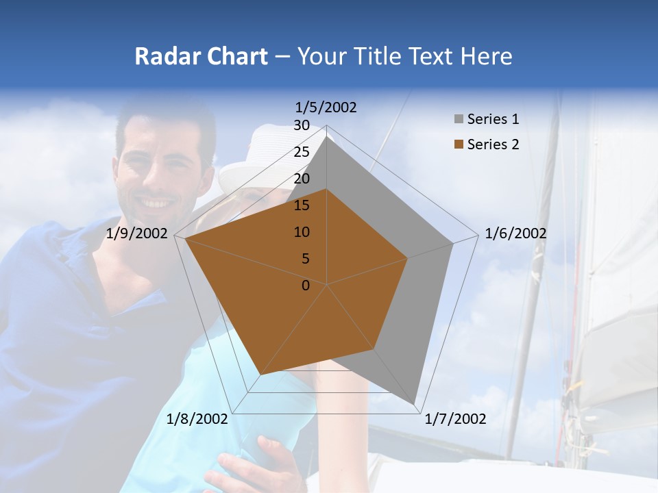 Catamaran Vessel Young PowerPoint Template