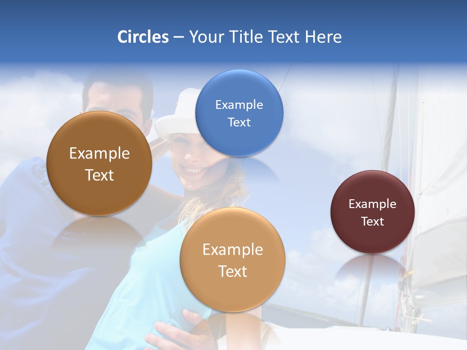 Catamaran Vessel Young PowerPoint Template