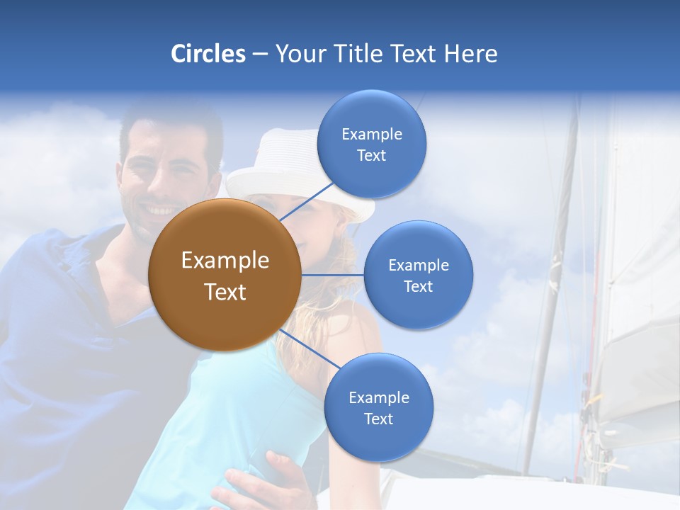 Catamaran Vessel Young PowerPoint Template