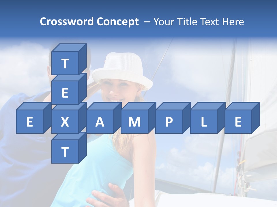 Catamaran Vessel Young PowerPoint Template