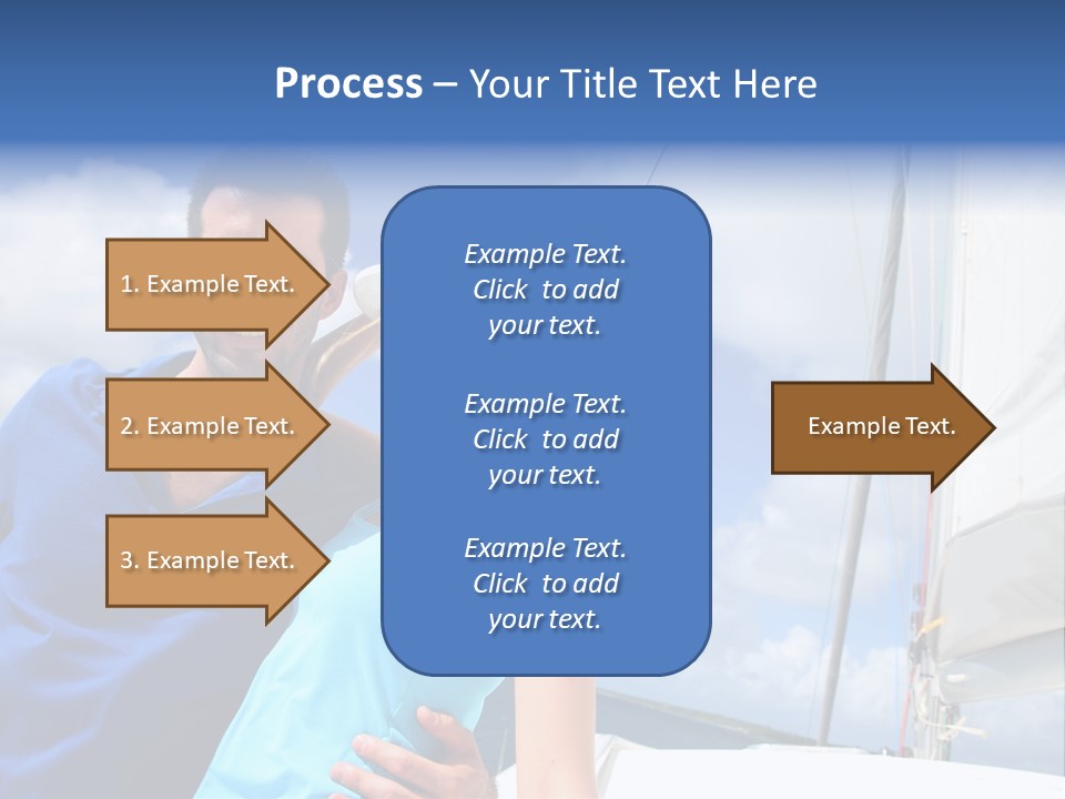 Catamaran Vessel Young PowerPoint Template