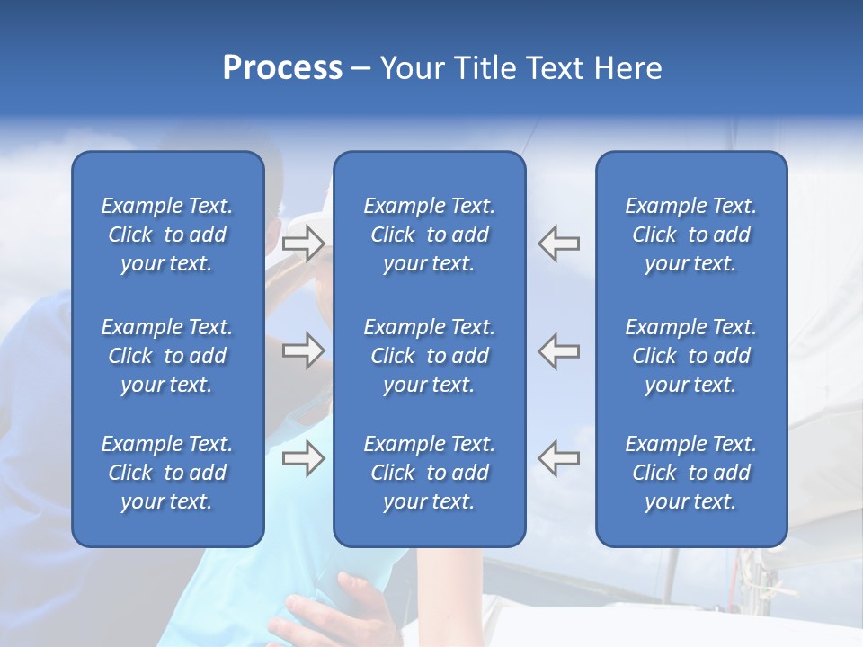 Catamaran Vessel Young PowerPoint Template