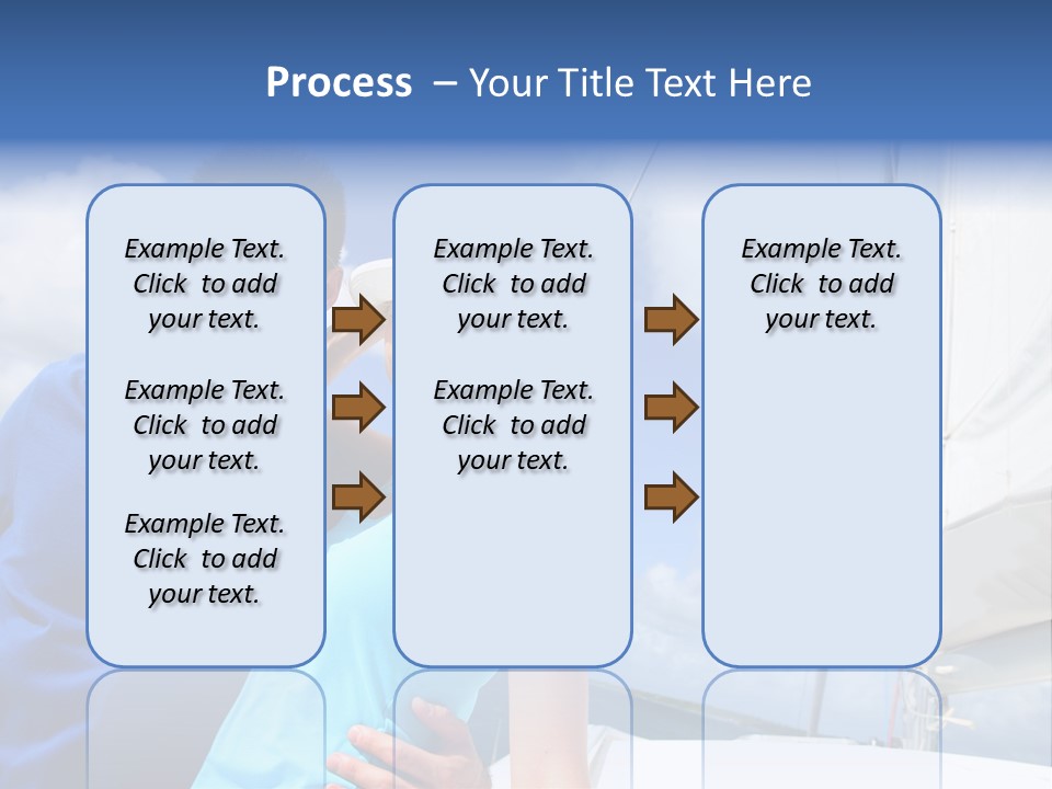 Catamaran Vessel Young PowerPoint Template