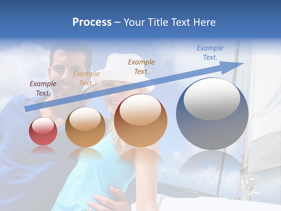 Catamaran Vessel Young PowerPoint Template