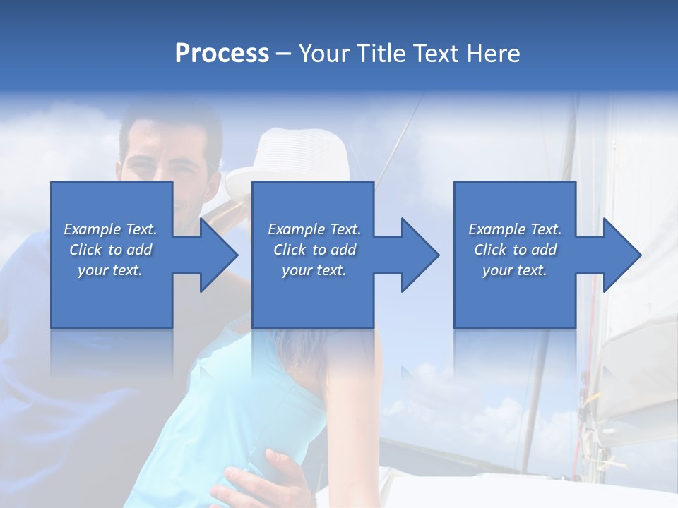 Catamaran Vessel Young PowerPoint Template