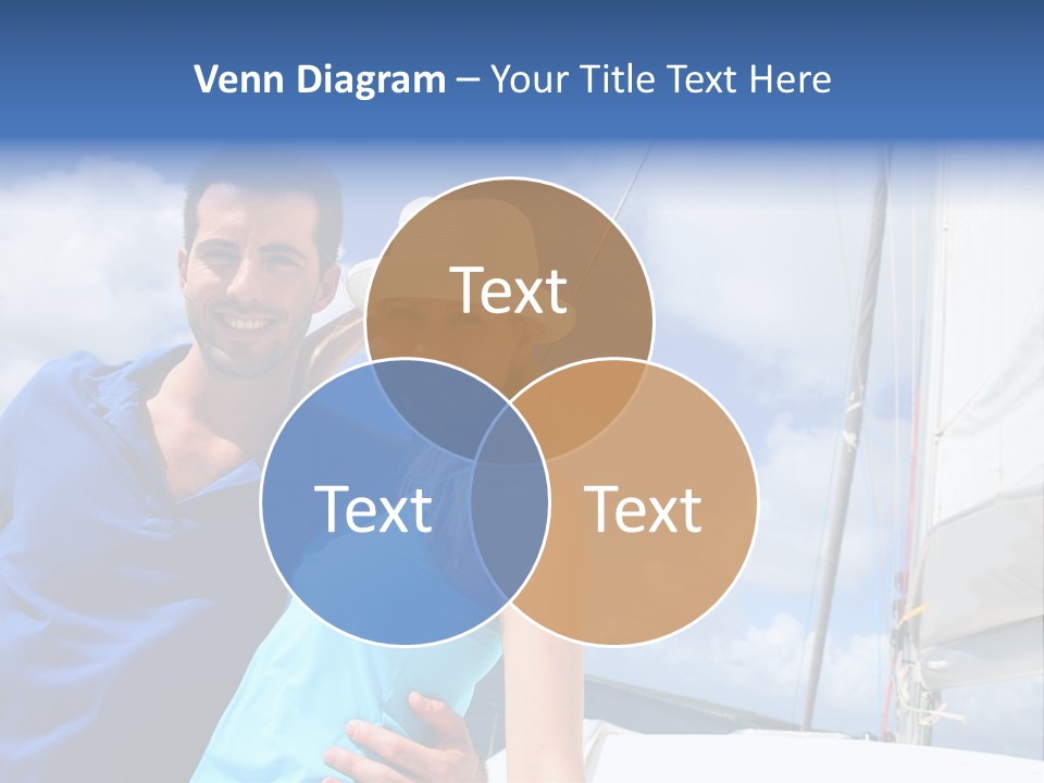 Catamaran Vessel Young PowerPoint Template