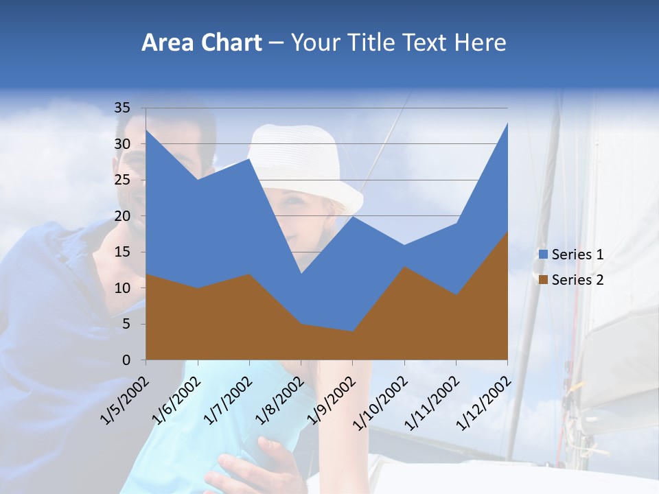 Catamaran Vessel Young PowerPoint Template