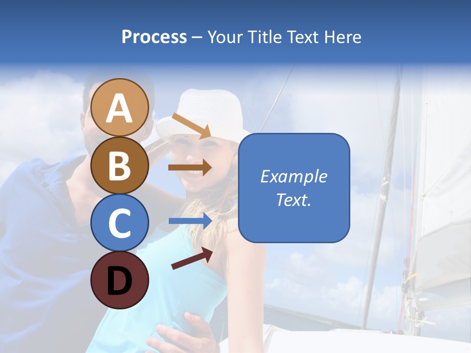 Catamaran Vessel Young PowerPoint Template