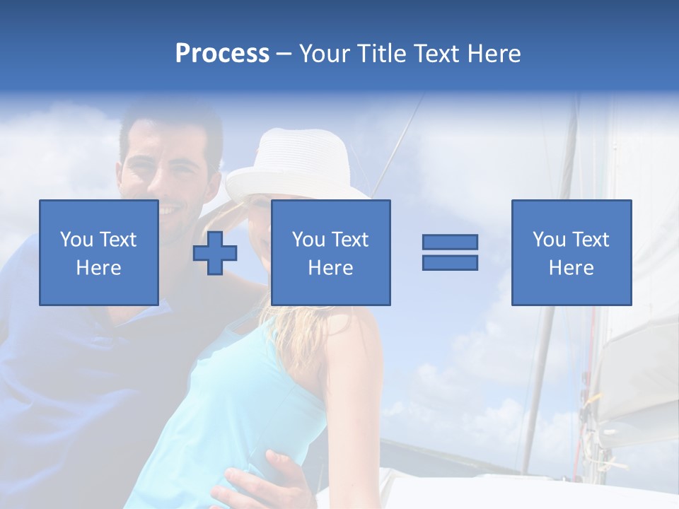 Catamaran Vessel Young PowerPoint Template