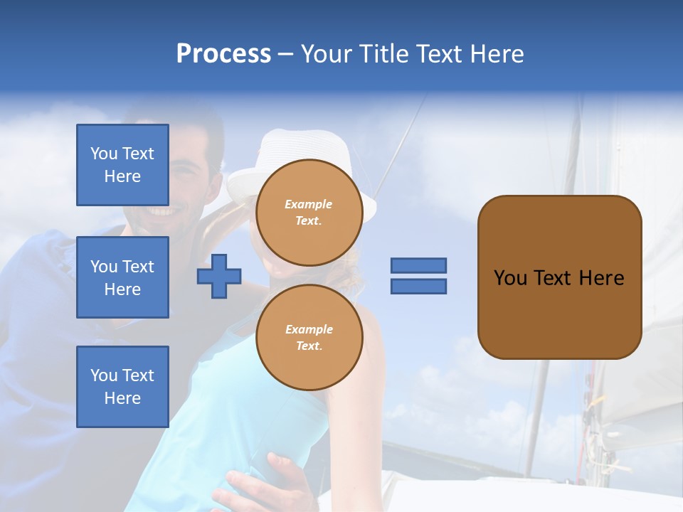 Catamaran Vessel Young PowerPoint Template