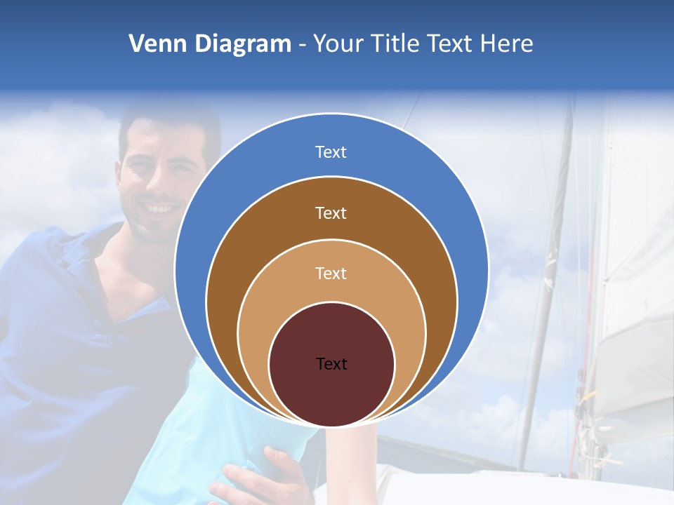 Catamaran Vessel Young PowerPoint Template