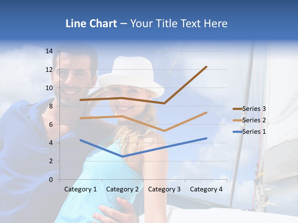 Catamaran Vessel Young PowerPoint Template