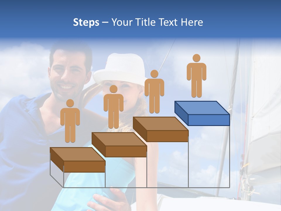 Catamaran Vessel Young PowerPoint Template